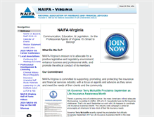 Tablet Screenshot of naifa-virginia.org